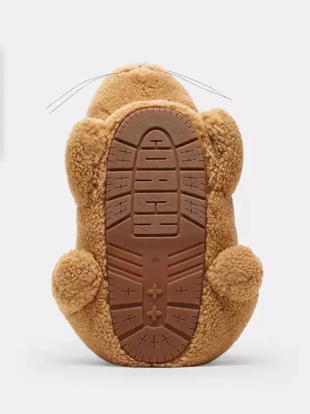 Coach Caramel Plush Bunny Slippers